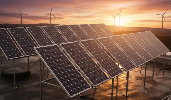 Solar power plant restricts energy sales