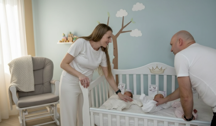 Triplets: Olivia, Ilaria, and Amelia