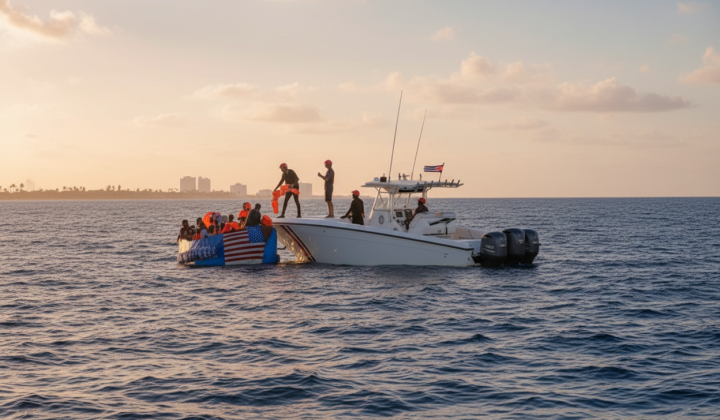 Cuban military opens fire on boat