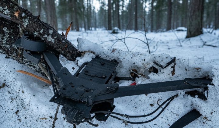 Russia's new FPV drone in Kharkiv
