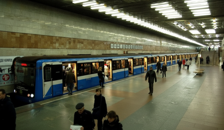 Тіло людини на станції метро