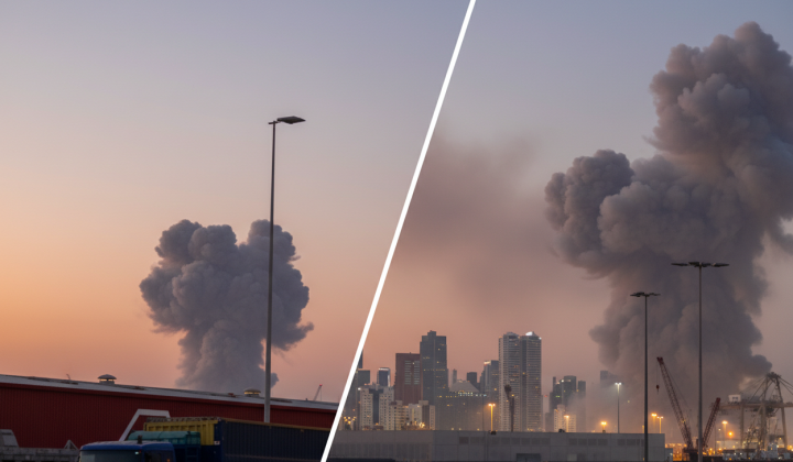 Missile strike on target in Bahrain