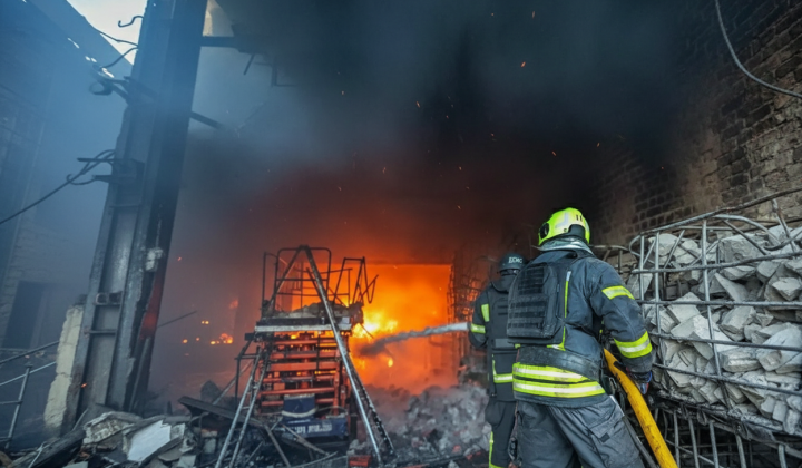 Devastation in nighttime attack on Dnipropetrovsk region