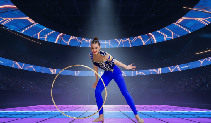 Ukrainian gymnast with three gold medals