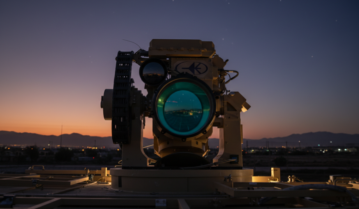 Laser weapon in combat