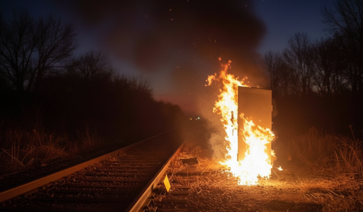 Partisans halted trains in Luhansk region