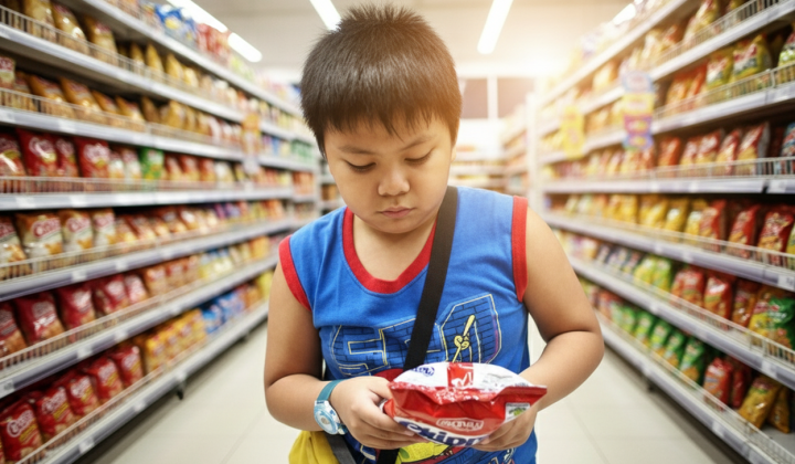 Obese children in the news