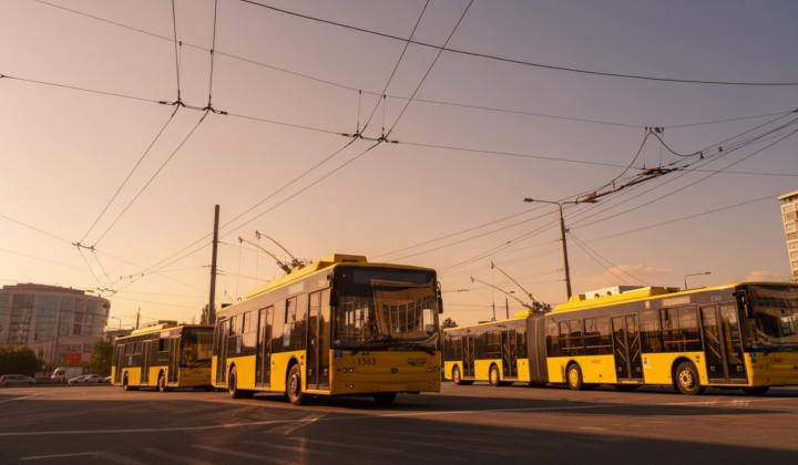 Changes in electric transport routes in Kyiv