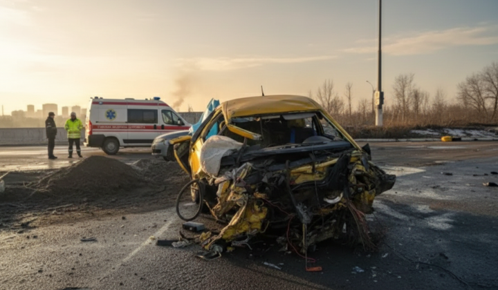 Смертельна аварія на Вінниччині: легковик у зіткненні з вантажівкою