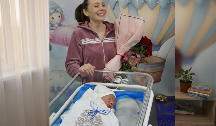 Багатодітна мати з десятим сином