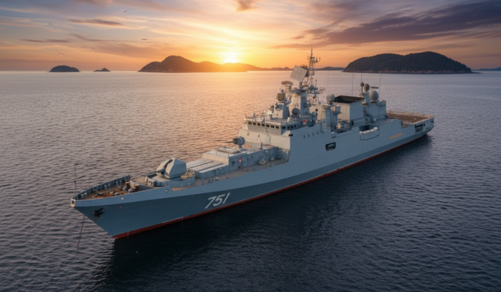 Frigate 'Admiral Essen' unable to launch 'Kalibr' missiles