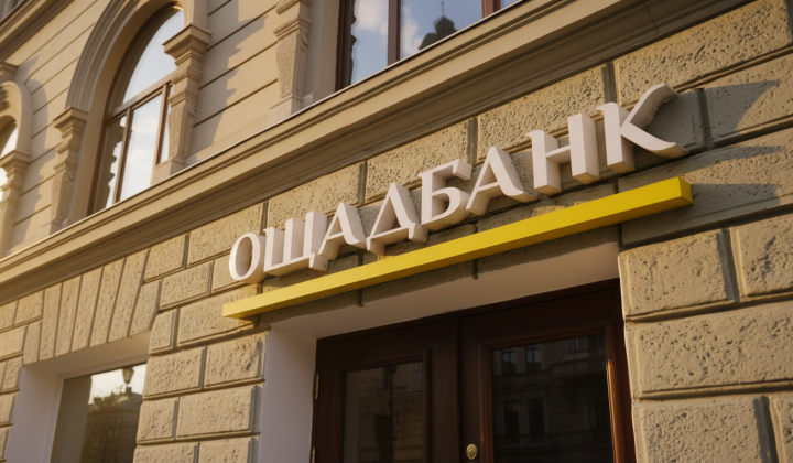 Автомобили инкассаторов Ощадбанка в Будапеште
