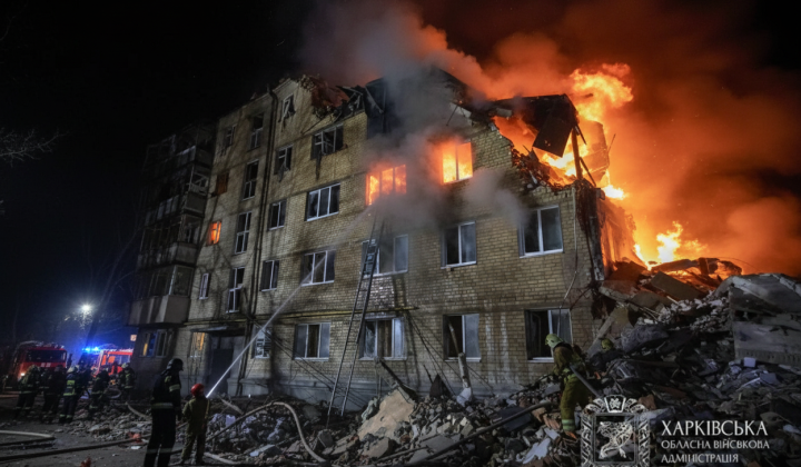 Рятувальні роботи під завалами в Харкові