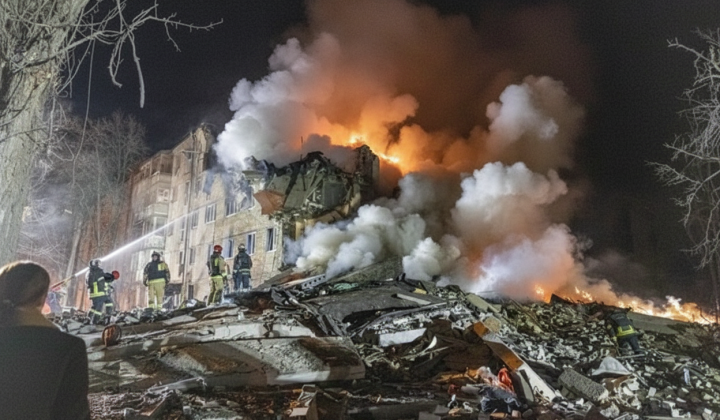 Massive strikes on Ukraine with casualties