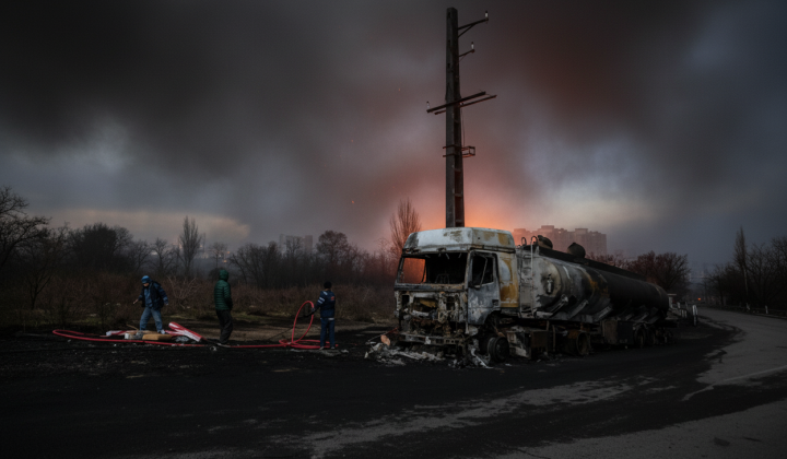 Consequences of air strikes on fuel facilities