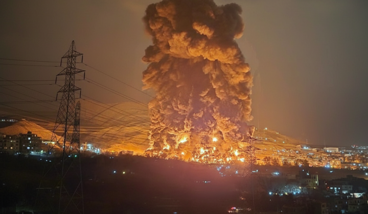 Israeli strike on Iranian fuel depots