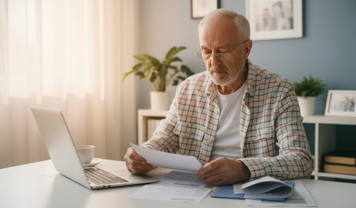 Elderly people working until retirement