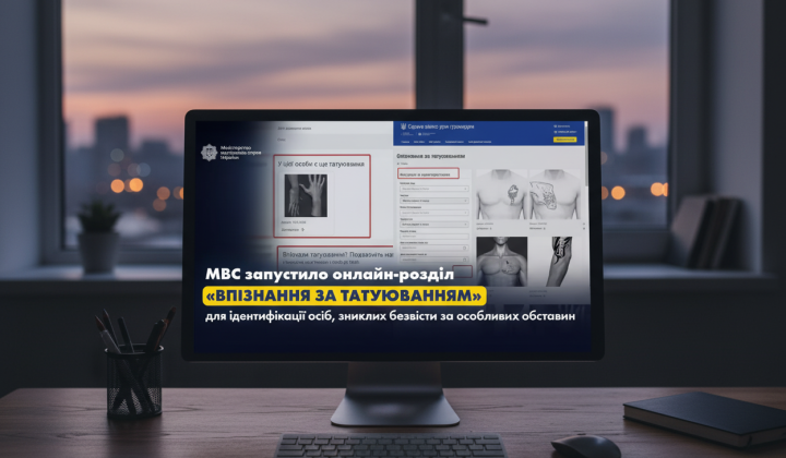 Онлайн-раздел «Опознание по татуировке» МВД