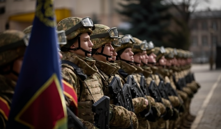 Беспилотник на фоне неба