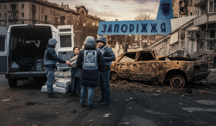 Zaporizhia under constant shelling near front line