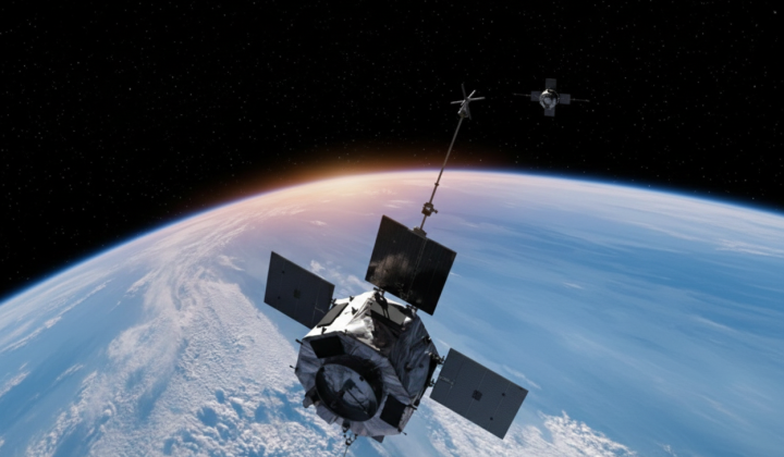 Космічний апарат NASA у атмосфері