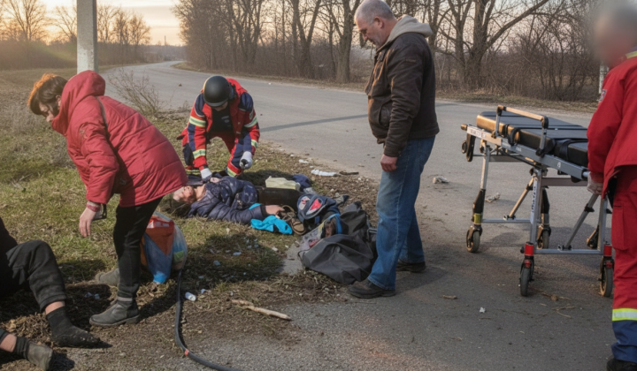 Devastation in Kherson after Russian attack