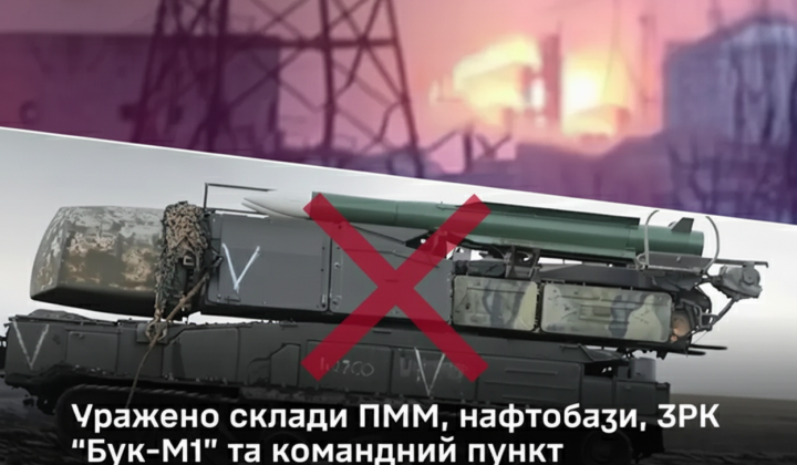 Strikes against the occupiers: destroyed command centers