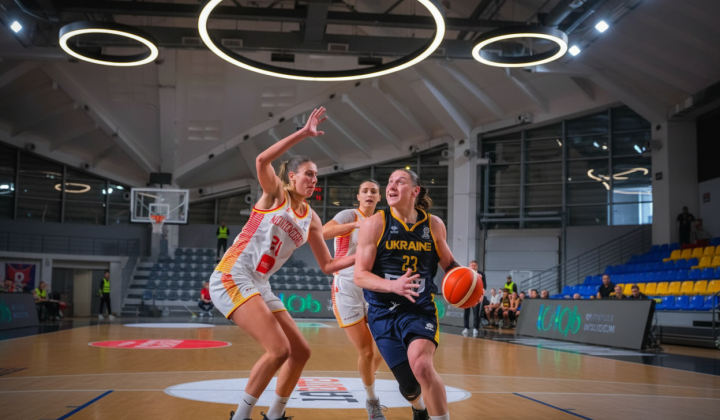 Sad women's basketball team from Ukraine