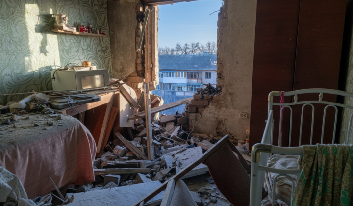 Ілюстрація російської атаки в Україні