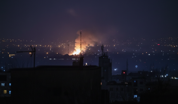 Picture of secret nuclear facility Talegan in Iran