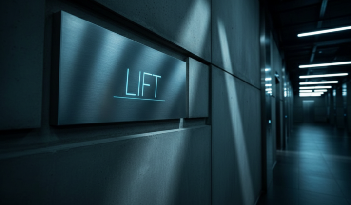 Ночной вид караоке-клуба Lift в Киеве