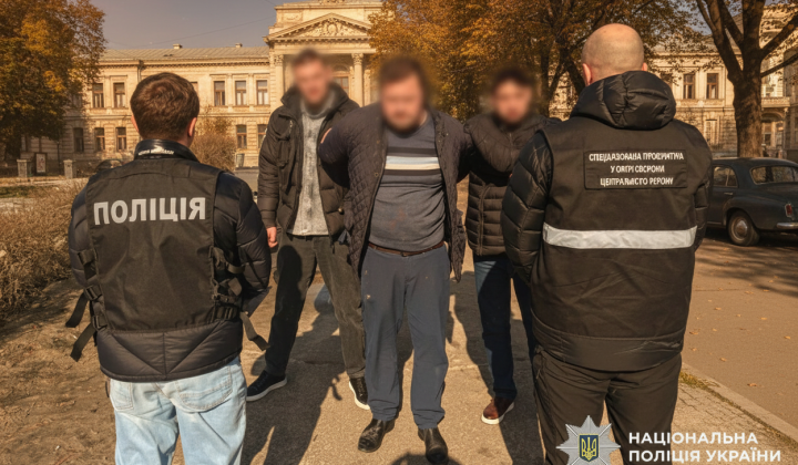 Задержание мошенника в Киеве
