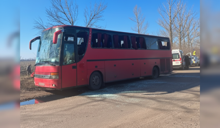Russia attacked a passenger bus in Kharkiv region