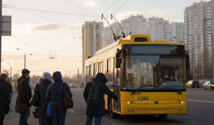 Consequences of the night shelling: suspension of trams and trolleybuses in Kyiv
