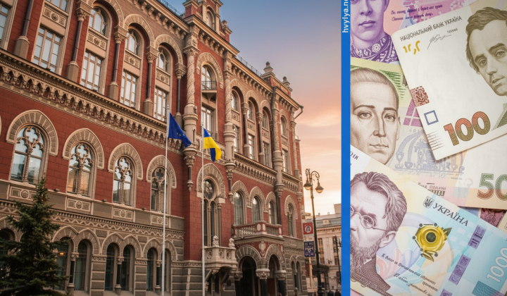 Банкноты 1, 2, 5 и 10 гривен