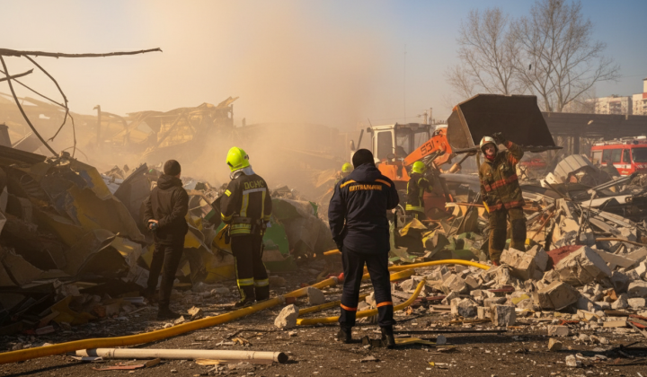 Impact of Russian attack in Kyiv region
