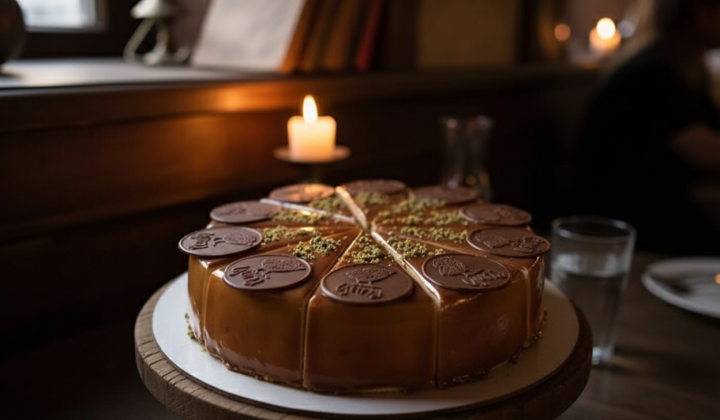 Beer cake from Transcarpathia