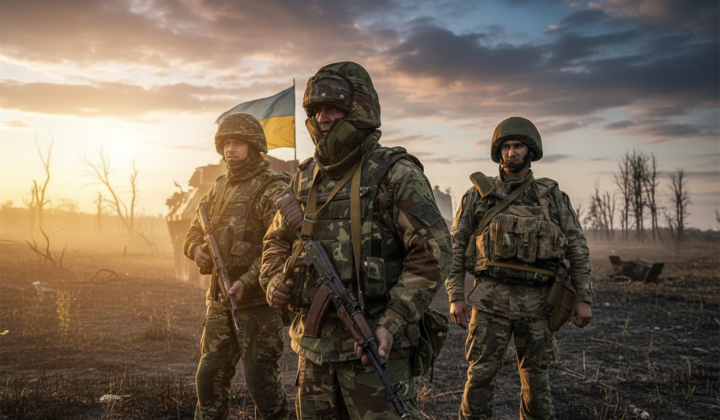 Дрон на тлі вибуху