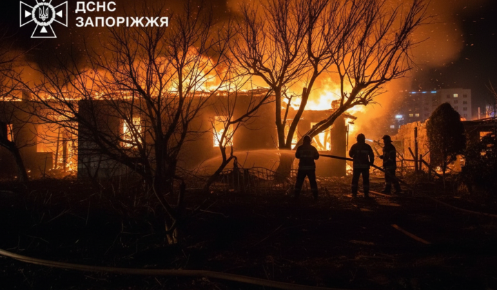 Атака безпілотників на Запоріжжя