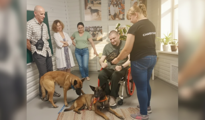 Wounded Ukrainians heal with canister therapy