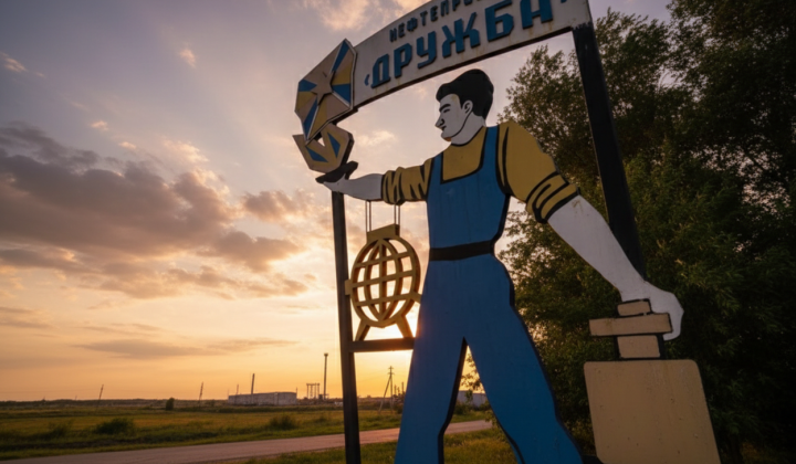 Oil pipeline 'Druzhba' under repair