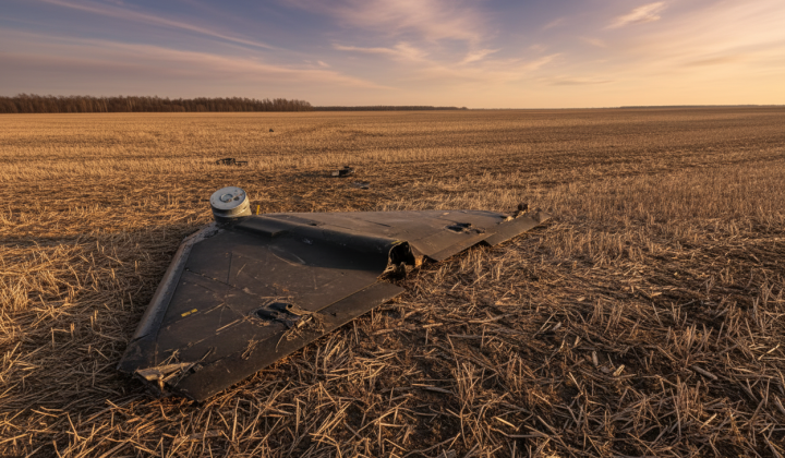 Russian kamikaze drone near Moldova's border