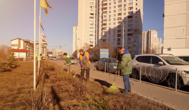 Месячник благоустройства в Киеве