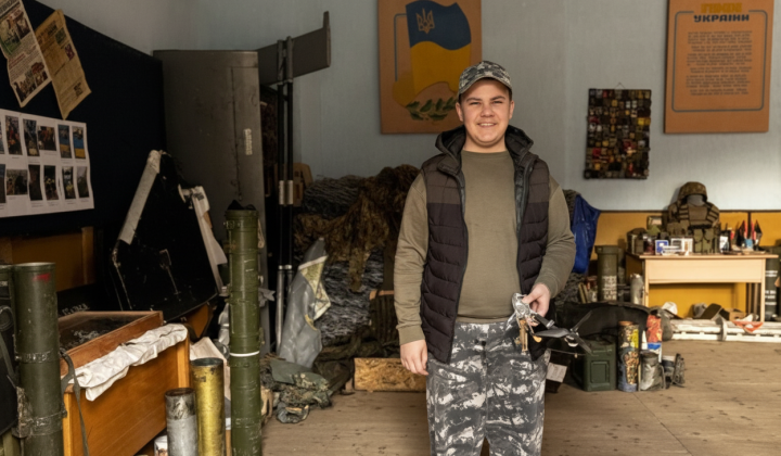 13-year-old schoolboy opened war museum: 600 exhibits