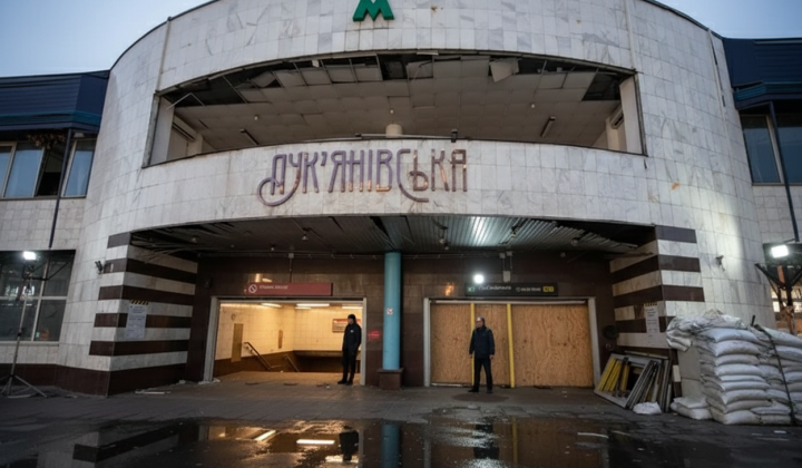 Нові двері на станції Лук'янівська