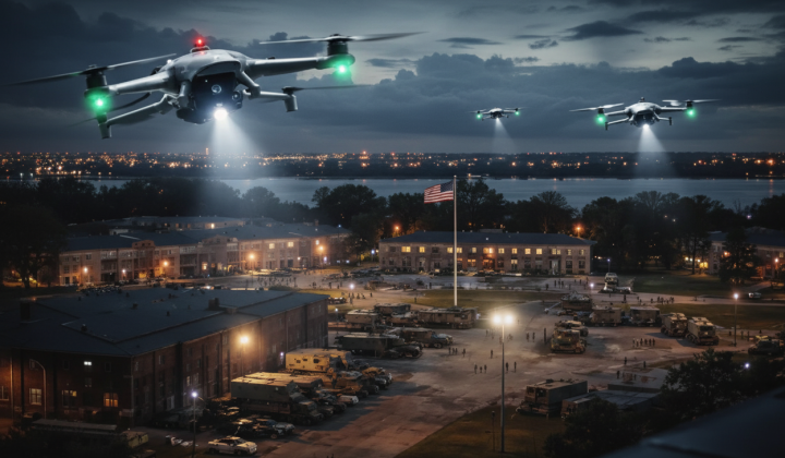 Drones above Fort McNair: US defense