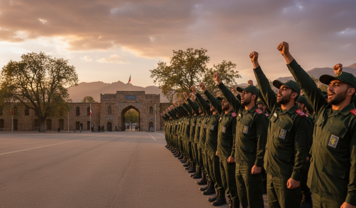 Photo: Iran's Revolutionary Guard fighting for power