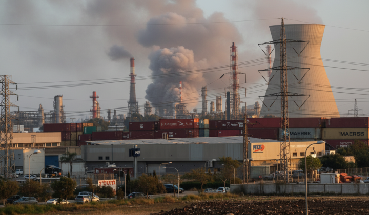 Fire at oil refinery in Haifa