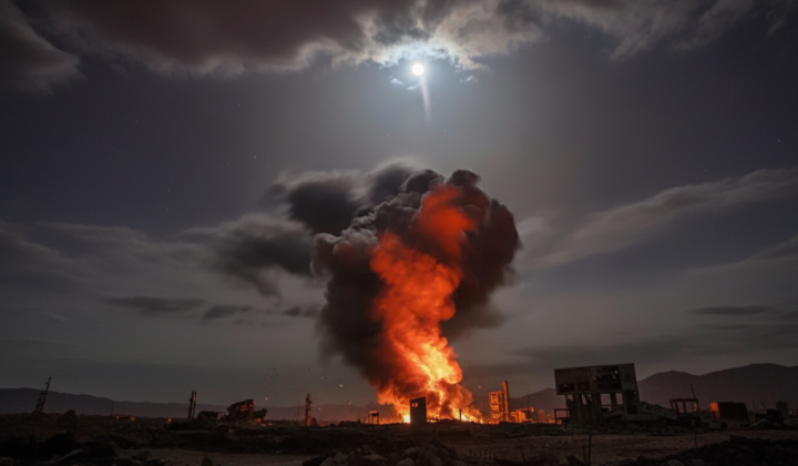 Iranian drones attack oil refinery plant