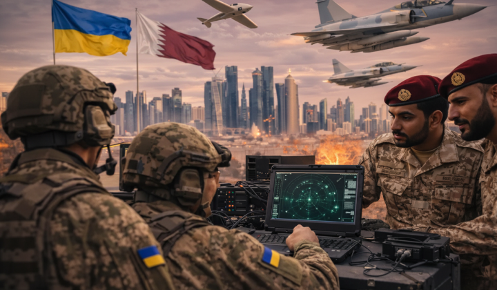 Sharing experience in countering drones with Qatar